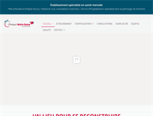Tablet Screenshot of cnd-orsac.fr